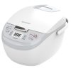 Nồi Cơm Điện Tử Sharp 1.8 Lít KS-COM192EV-GY: Trợ Thủ Đắc Lực Cho Bữa Cơm Gia Đình Việt Bạn đang tìm kiếm một chiếc nồi cơm điện không chỉ nấu cơm ngon mà còn tích hợp nhiều tính năng thông minh, thiết kế hiện đại để làm đẹp không gian bếp? Nồi cơm điện tử Sharp 1.8 lít KS-COM192EV-GY chính là câu trả lời hoàn hảo. Đến từ thương hiệu Sharp Nhật Bản uy tín, dòng sản phẩm này hội tụ đầy đủ các yếu tố: Bền - Đẹp - Đa năng. 1. Thông số kỹ thuật chi tiết Trước khi đi sâu vào tính năng, hãy cùng điểm qua các thông số ấn tượng của model này: Model: KS-COM192EV-GY Dung tích: 1.8 Lít (Thích hợp cho gia đình 4 - 6 thành viên) Công suất: 790W Loại nồi: Nồi cơm điện tử Chất liệu lòng nồi: Nhôm phủ chống dính cao cấp Công nghệ nấu: 3D (Tỏa nhiệt từ 3 hướng) Chế độ nấu: 12 chế độ cài đặt sẵn Hẹn giờ: Lên đến 24 giờ Phụ kiện: Xửng hấp, muỗng cơm, cốc đong. 2. Những ưu điểm vượt trội của Sharp KS-COM192EV-GY Thiết kế hiện đại, sang trọng với gam màu Xám (Grey) Chữ "GY" trong mã sản phẩm viết tắt cho màu Grey (Xám). Nồi sở hữu thiết kế bo tròn tinh tế, vỏ ngoài bằng nhựa cao cấp chịu nhiệt, chống bám bẩn hiệu quả. Màu xám trung tính không chỉ mang lại cảm giác sạch sẽ mà còn tạo điểm nhấn sang trọng cho căn bếp hiện đại của bạn. Dung tích 1.8 lít - Sự lựa chọn "vàng" cho gia đình Với dung tích 1.8 lít, nồi đáp ứng tốt nhu cầu nấu nướng cho gia đình từ 4 đến 6 người. Dù là nấu cơm hằng ngày hay chuẩn bị những bữa tiệc nhỏ tại gia, chiếc nồi này vẫn đảm bảo cung cấp lượng cơm dẻo ngon, nóng hổi cho cả nhà. Công nghệ nấu 3D giúp cơm chín đều, không bị nát Khác với các dòng nồi cơm điện cơ truyền thống chỉ truyền nhiệt từ đáy, Sharp KS-COM192EV-GY sử dụng công nghệ nhiệt 3D. Nhiệt lượng được luân chuyển đều từ dưới đáy lên, xung quanh thân nồi và từ nắp nồi xuống. Nhờ đó, hạt gạo được chín đều từ trong ra ngoài, giữ trọn dưỡng chất và độ ngọt tự nhiên, hạn chế tối đa tình trạng cơm bị sống hoặc nhão ở bề mặt. 3. Đa dạng chế độ nấu - "Cân" mọi món ngon chỉ với một nút bấm Điểm làm nên sự khác biệt của nồi cơm điện tử chính là sự đa năng. Sản phẩm này được tích hợp sẵn nhiều chế độ nấu tự động, giúp bạn tiết kiệm thời gian tối đa: Nấu cơm trắng: Chế độ mặc định cho hạt cơm tơi xốp. Nấu cơm gạo lứt: Tối ưu nhiệt độ để hạt gạo lứt chín mềm, không bị cứng. Nấu cháo/Làm súp: Giữ nhiệt ổn định để món ăn chín nhừ mà không bị trào. Làm bánh: Bạn có thể tự tay làm những chiếc bánh bông lan mềm mịn ngay tại nhà. Hấp thực phẩm: Tận dụng xửng hấp đi kèm để chế biến các món rau củ, xôi, bánh bao bổ dưỡng. Màn hình LED hiển thị rõ ràng cùng hệ thống nút bấm điện tử bằng tiếng Anh/Việt (tùy phiên bản) giúp ngay cả người lớn tuổi cũng có thể dễ dàng thao tác. 4. Lòng nồi chống dính cao cấp, an toàn sức khỏe Lòng nồi của Sharp KS-COM192EV-GY được làm từ hợp kim nhôm dày dặn, giúp giữ nhiệt cực tốt. Đặc biệt, lớp phủ chống dính cao cấp giúp cơm không bị cháy khét hay bám dính vào thành nồi, việc vệ sinh sau khi sử dụng trở nên nhẹ nhàng hơn bao giờ hết. Chất liệu này đã được kiểm định an toàn, không sản sinh chất độc hại ở nhiệt độ cao. 5. Tiện ích thông minh: Hẹn giờ và Giữ ấm Bạn là người bận rộn? Tính năng hẹn giờ nấu lên đến 24 giờ sẽ là "cứu cánh". Bạn có thể vo gạo từ sáng, hẹn giờ và khi đi làm về, nồi cơm đã sẵn sàng chờ đón. Ngoài ra, khả năng giữ ấm lên đến 12-24 giờ giúp cơm luôn ở trạng thái ngon nhất như vừa mới nấu. 6. Hướng dẫn sử dụng và bảo quản nồi bền lâu Để chiếc nồi cơm điện Sharp của bạn luôn bền bỉ theo thời gian, hãy lưu ý một số điểm sau: Lau khô đáy nồi: Trước khi đặt lòng nồi vào vỏ, hãy dùng khăn khô lau sạch nước ở đáy để bảo vệ mâm nhiệt. Sử dụng phụ kiện đi kèm: Nên dùng muỗng nhựa hoặc gỗ đi kèm để tránh làm trầy xước lớp chống dính. Vệ sinh định kỳ: Thường xuyên tháo van thoát hơi và nắp trong để rửa sạch, tránh mùi hôi và vi khuẩn tích tụ. Tránh vật sắc nhọn: Không dùng miếng cọ rửa bằng kim loại để chà sát lòng nồi. 7. Tại sao nên mua Sharp KS-COM192EV-GY tại Bếp Việt? Khi mua sắm tại Bếp Việt, chúng tôi cam kết mang đến cho khách hàng: Sản phẩm chính hãng 100%: Đầy đủ giấy tờ, tem bảo hành từ Sharp Việt Nam. Giá cả cạnh tranh: Nhiều chương trình ưu đãi, giảm giá hấp dẫn (lên đến 41% như trên hình ảnh). Giao hàng nhanh chóng: Hỗ trợ lắp đặt và hướng dẫn sử dụng tận tình. Chính sách đổi trả linh hoạt: Bảo vệ quyền lợi khách hàng tối đa nếu có lỗi từ nhà sản xuất. Nồi cơm điện tử Sharp 1.8 lít KS-COM192EV-GY không chỉ là một thiết bị nấu nướng, nó là sự đầu tư cho sức khỏe và niềm vui trong mỗi bữa cơm gia đình. Đặt hàng ngay hôm nay tại Bếp Việt để nhận ưu đãi tốt nhất!